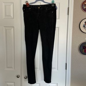 CP jeans skinny jeans in black with rhinestone details size 11